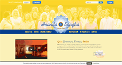 Desktop Screenshot of anandaeuropa.org