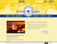 Tablet Screenshot of anandaeuropa.org